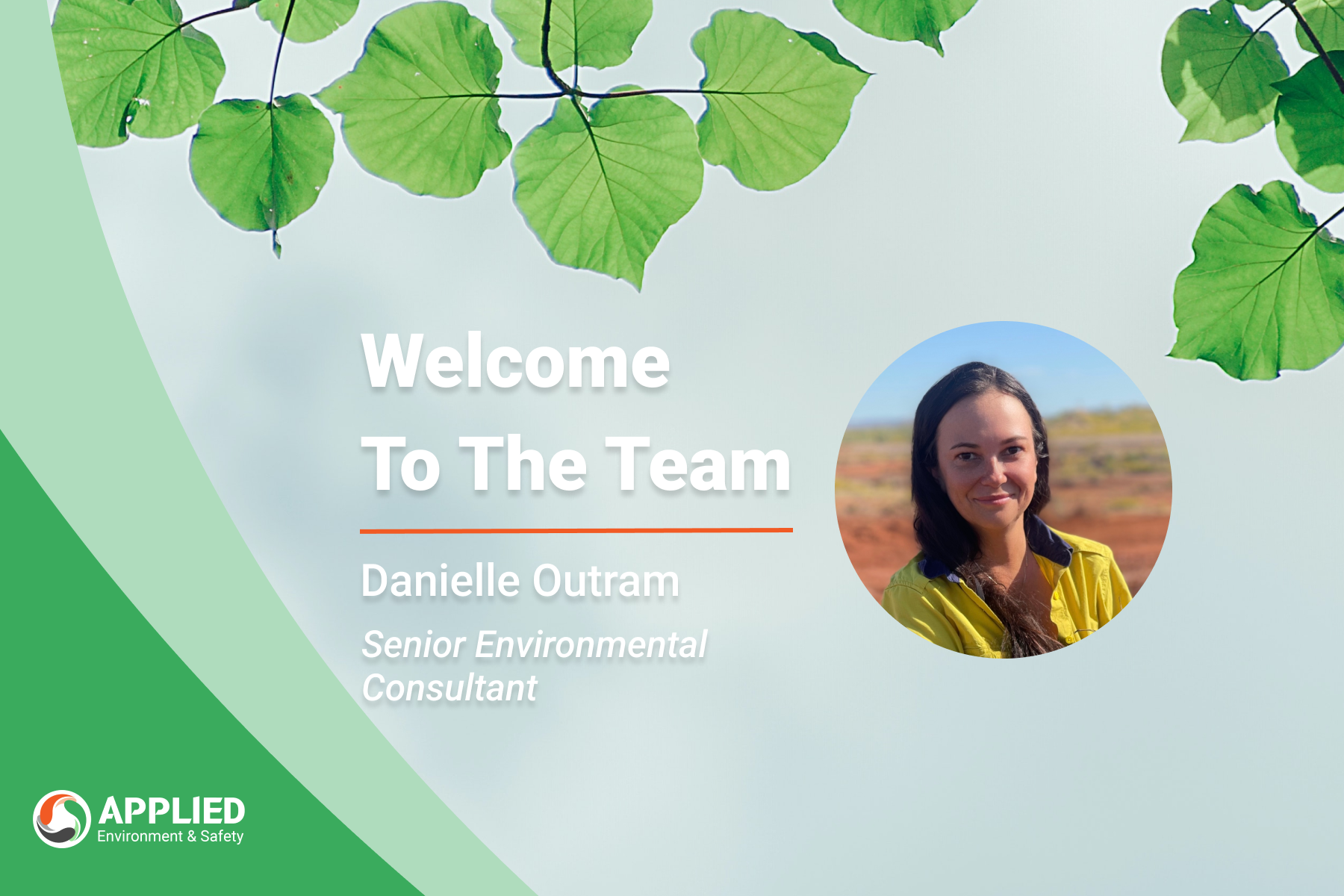 Applied Environment & Safety Welcomes Danielle Outram